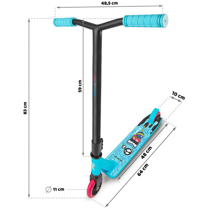 Stunt-skootteri SOKE GO! Turkoosi