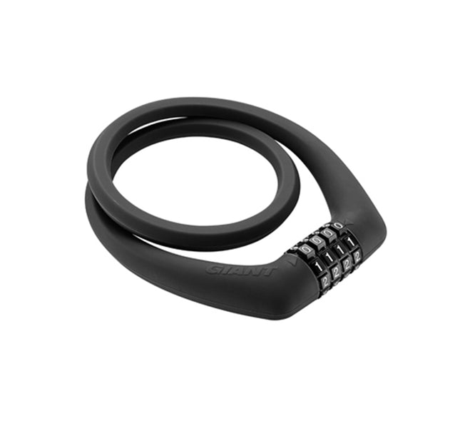 Kaapelilukko GIANT SURELOCK GUMI Musta, musta