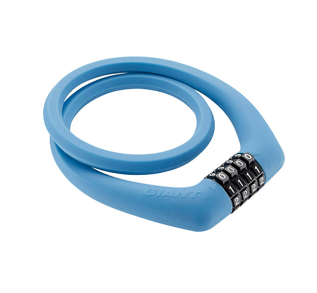 Kaapelilukko GIANT SURELOCK RUBBER Sky Blue, sininen