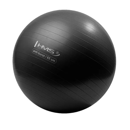 Voimistelupallo HMS YB02N Gym Ball 65 cm, musta