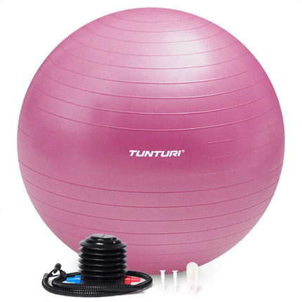 Voimistelupallo TUNTURI Gymball 75cm Anti Burst, violetti