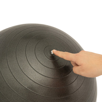 Voimistelupallo TUNTURI Gymball 75cm räjähdyssuojattu, musta