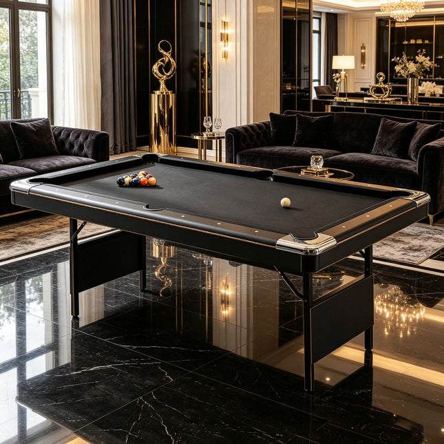 Biljardipöytä taitettava -  Black edition