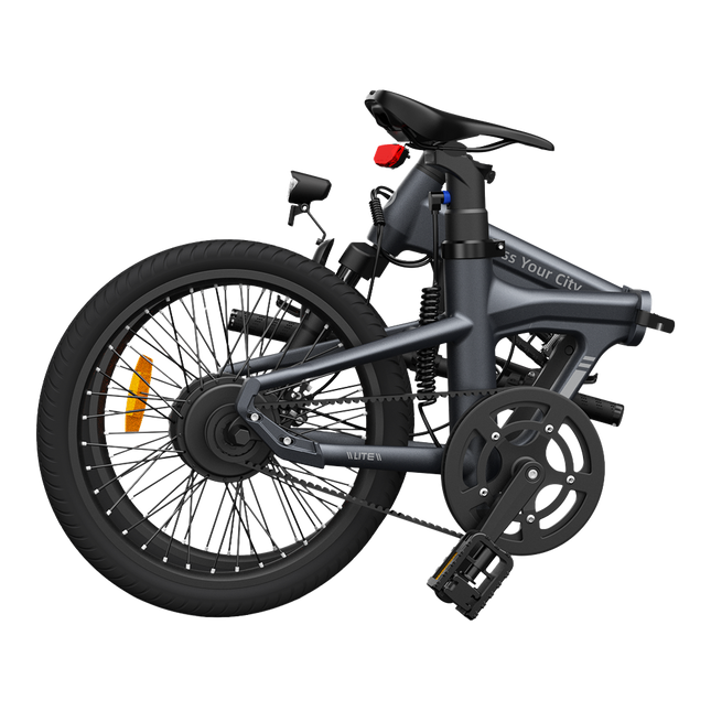 Taittuva sähköpyörä ADO A20S AIR etujousituksella, harmaa