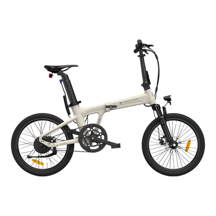 Taittuva sähköpyörä ADO A20S AIR etujousituksella, Ivory (valkoinen)