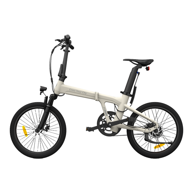Taittuva sähköpyörä ADO A20S AIR etujousituksella, Ivory (valkoinen)