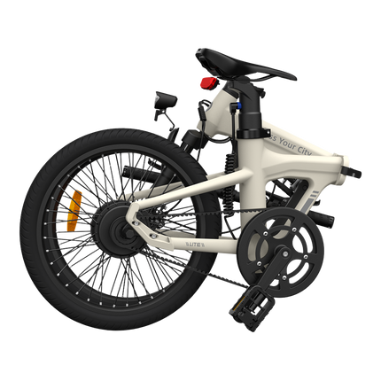 Taittuva sähköpyörä ADO A20S AIR etujousituksella, Ivory (valkoinen)