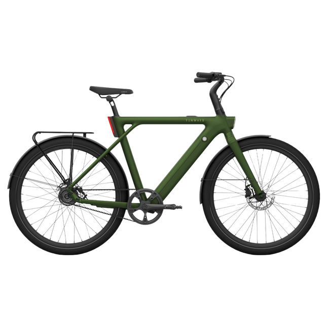 Sähköpyörä TENWAYS CGO009, Jungle Green