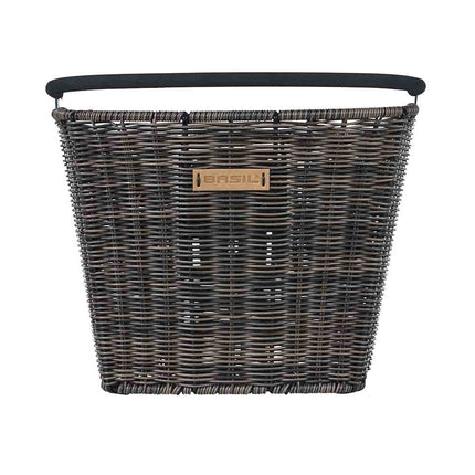 Polkupyörän etukori Basil Bremen Rattan Look KF, irrotettava