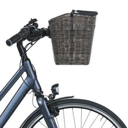 Polkupyörän etukori Basil Bremen Rattan Look KF, irrotettava