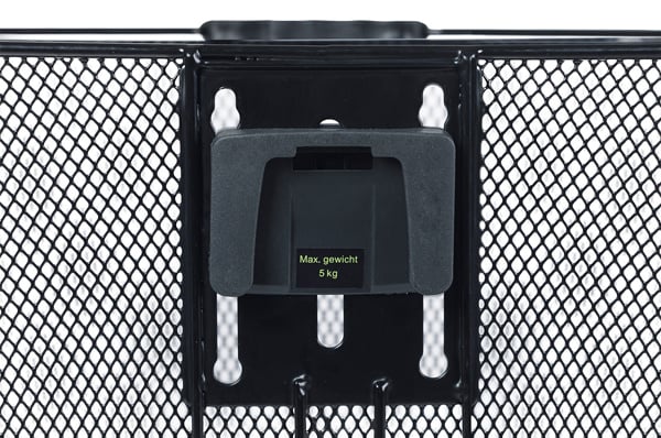 Etukori BASIL Bilbao BE varrelle, kahvalla, musta