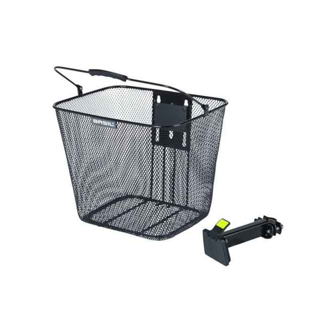 Etukori BASIL Bilbao BE varrelle, kahvalla, musta