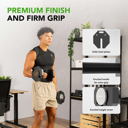 Hantel TUNTURI Rapid Adjustable Dumbbell 20kg
