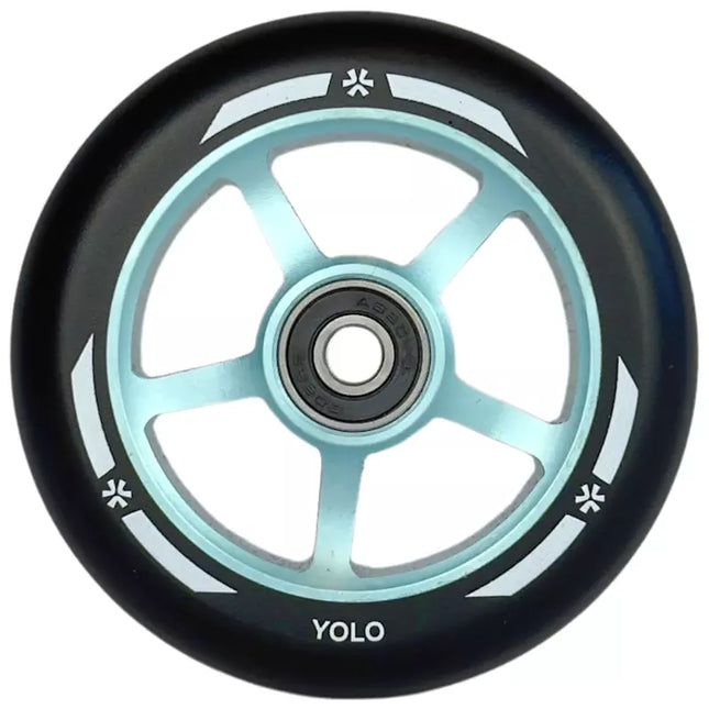 Skootterin pyörä Union Yolo Pro Scooter Wheel 100mm musta/sininen