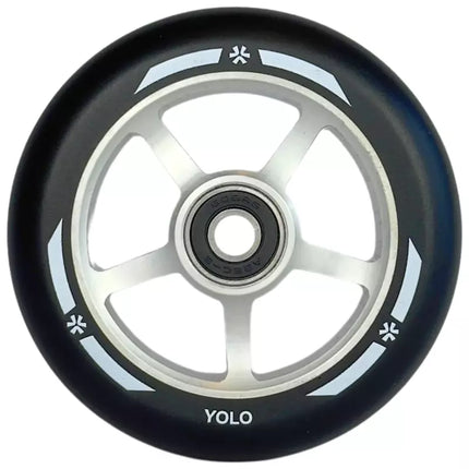 Skootterin pyörä Union Yolo Pro Scooter Wheel 100mm musta/hopea