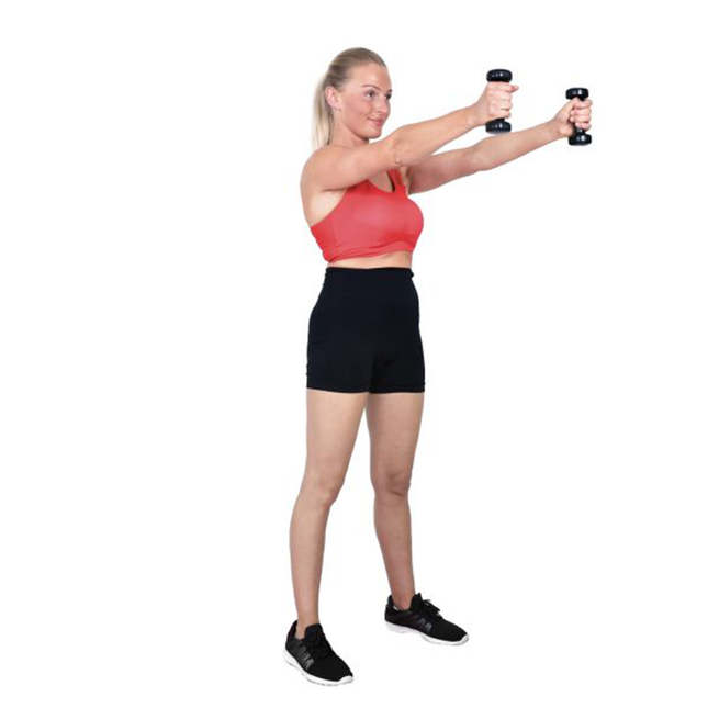 Käsipainot CHRISTOPEIT 2 x 4 kg, musta