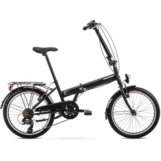 Kokoontaittuva polkupyörä ROMET Wigry Eco, 20" musta