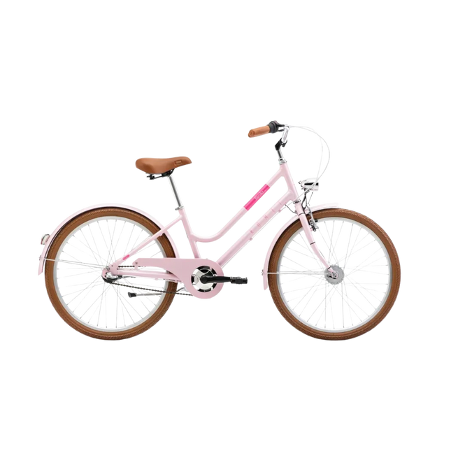 Tyttöjen polkupyörä ROMET Panda 2, 24" pinkki