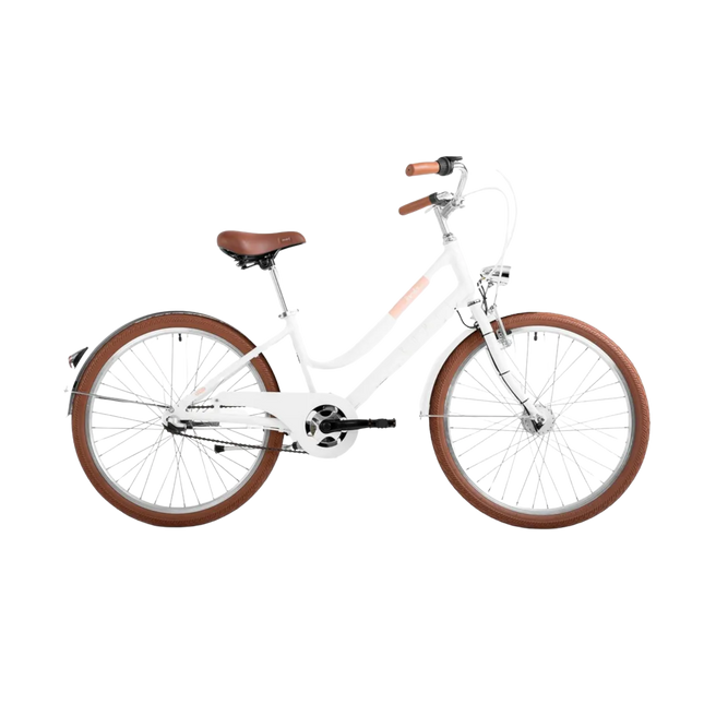 Tyttöjen polkupyörä ROMET Panda 2, 24" valkoinen-beige