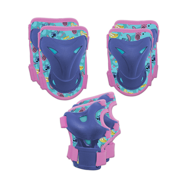 Sulakkeet Stitch, sininen-vaaleanpunainen-violetti