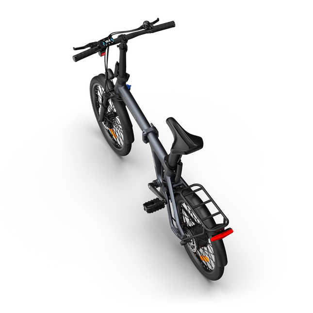 Sähkökäyttöinen kokoontaittuva pyörä ADO A20 Air PRO, harmaa