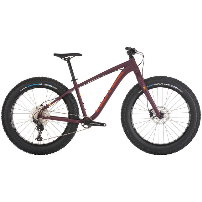 Fatbike Kona Wo, Matte Plum (M)