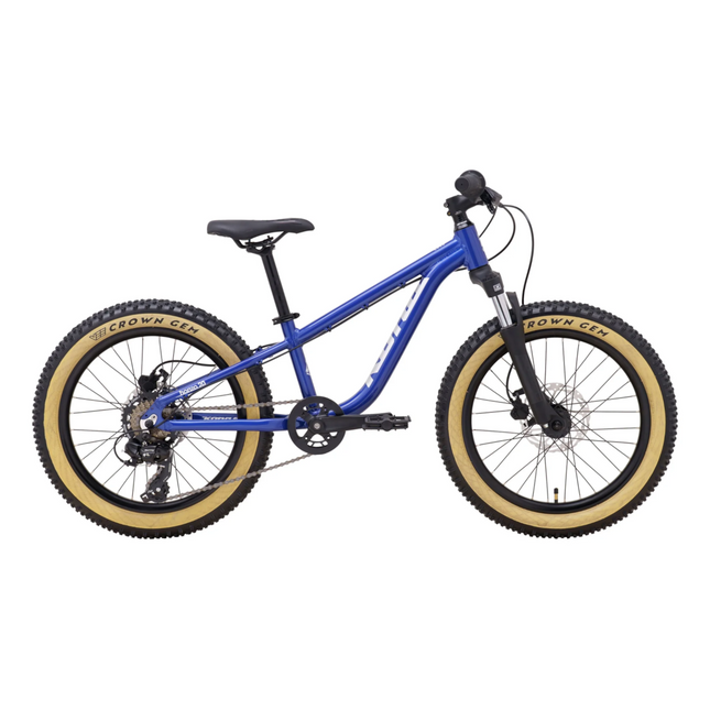 Lasten polkupyörä KONA Honzo 20, kiiltävä metallinhohtoinen lazuli sininen