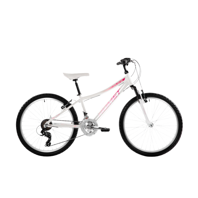 Lasten polkupyörä ROMET Jolene 24, valkoinen-pinkki