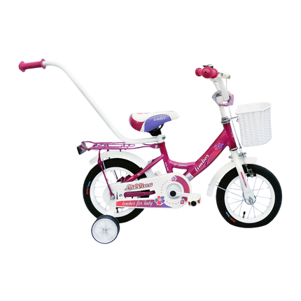 Lasten polkupyörä ROMET Limber Girl 12, pinkki-valkoinen