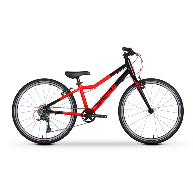 Ultrakevyt lasten polkupyörä TABOU Superlite 24, puna-musta