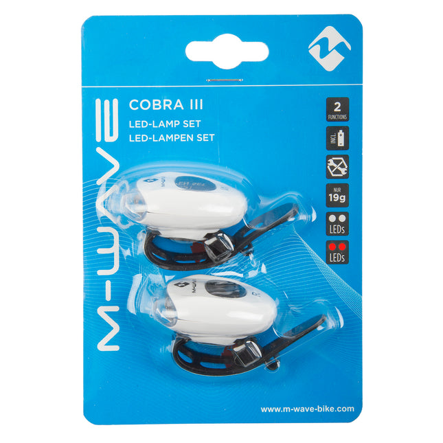 Polkupyörän valosarja M-WAVE Cobra III