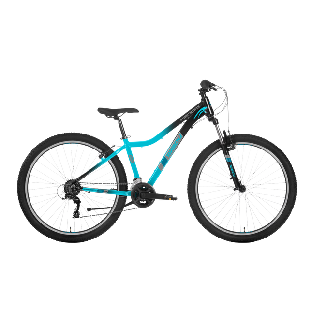 Nuorten polkupyörä TABOU Venom 1.0 W, 27,5" musta-turkoosi, 12-14 vuotta