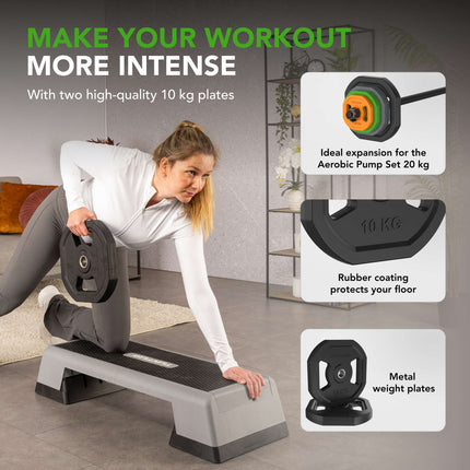 Painolevyt TUNTURI Aerobic Pumppulevyt 10 kg