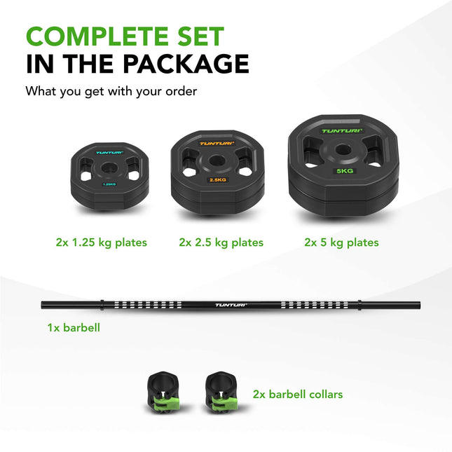 TUNTURI PRO Aerobic-pumppusarja 20 kg