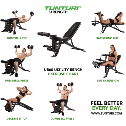 Harjoituspenkki TUNTURI UB60 Utility Bench