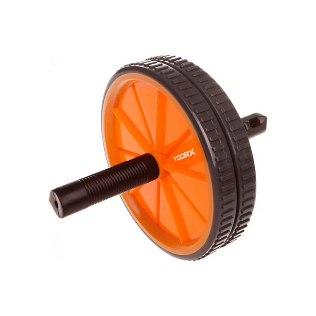 TOORX Double Exercise Wheel, musta-oranssi