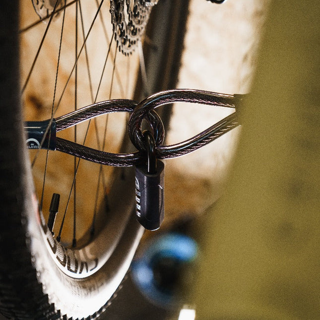 Aasadega tross SQUIRE 12C -turvakaapeli, 180 cm