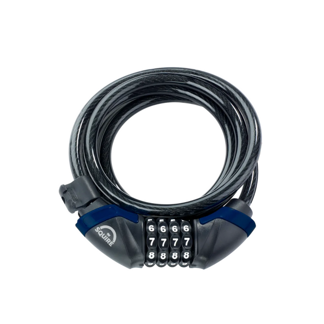 Kaapelilukko SQUIRE Kilda Combi 10/1800, koodilla