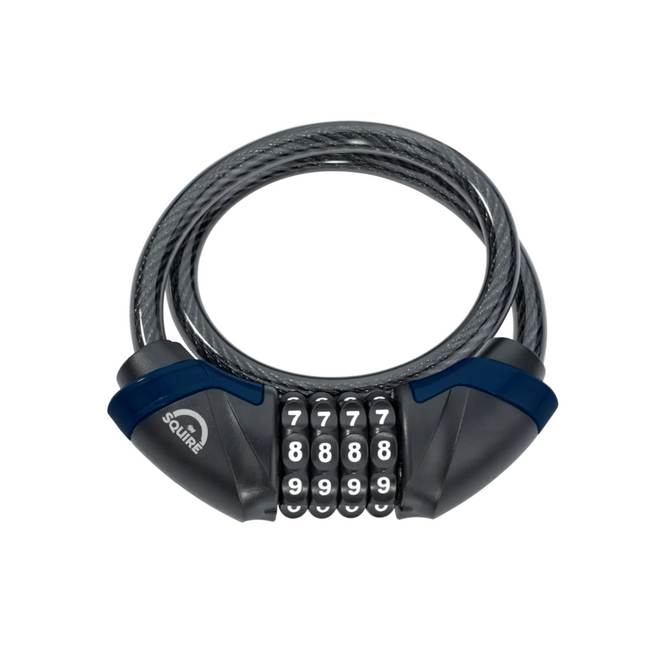 Kaapelilukko SQUIRE Kilda Combi 10/600, koodilla