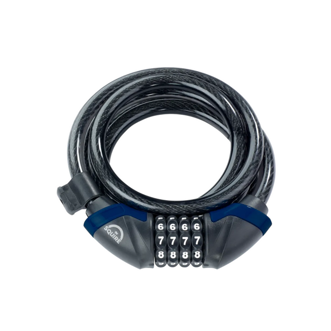 Kaapelilukko SQUIRE Kilda Combi 12/1800, koodilla