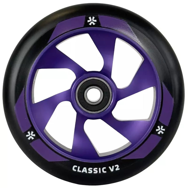 UNION Classic V2 Pro Scooter Wheel 110mm, musta/violetti
