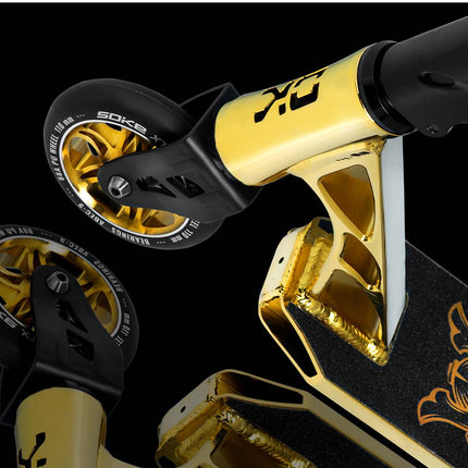 Stunt-skootteri SOKE XTR, musta-kulta